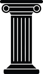 ancient column icon vector illustration