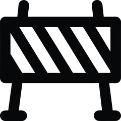 barricade barrier icon vector illustration