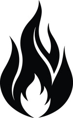 fire flame icon vector illustration