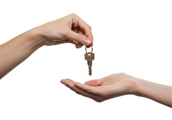 Handing Over Keys: Real Estate, Home Sale, New Home