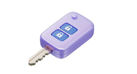 Isolated Car Key with Remote Control