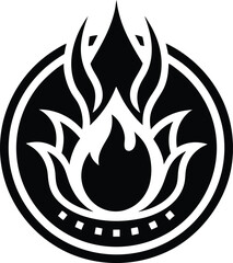 heat icon vector illustration