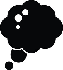 thought icon vector illustration