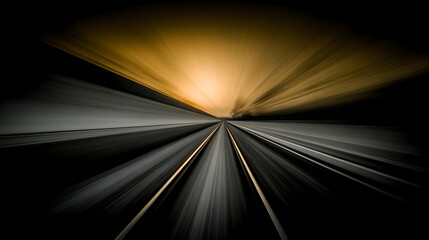 background with dynamic light trails and depth