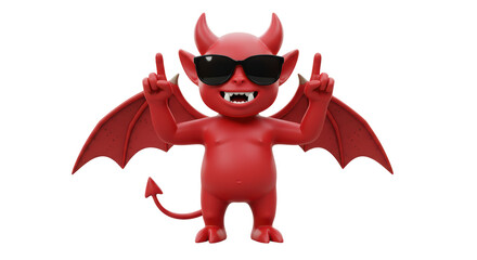 Isolated Cartoon devil