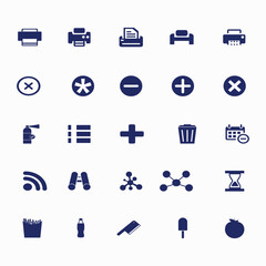 set of different icons , icons set
