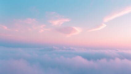Colorful Afternoon Sky with Blue, Orange, and Pink Hues