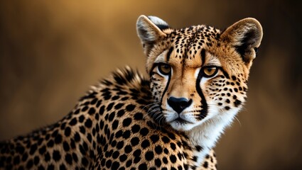 Intimate view of the skin texture of a cheetah