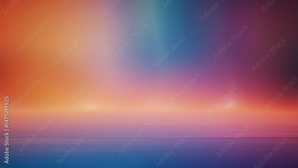 Aufkleber Gradient blurred background with colorful grain noise effect suitable for art product design