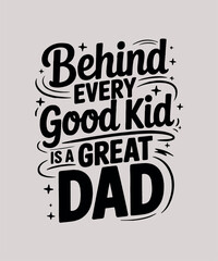 Fototapeta premium Father's Day T-shirt Design