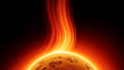 Coronal Mass Ejection from the Sun – Detailed Solar Eruption Visualization