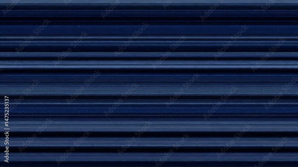 Wall mural blue stripe pattern with horizontal lines creating a modern abstract texture