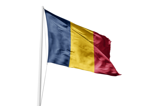 Flag of Romania - Powered by Adobe