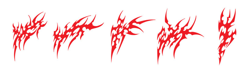 Modern Tribal Border and Tatto Set