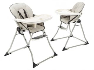 Portable high chair png baby feeding chair png travel high chair png infant booster seat png toddler seat png foldable chair png transparent background image