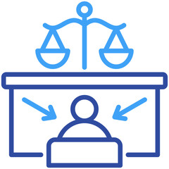 Fototapeta premium Defendant Icon