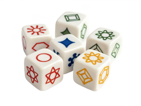 Storytelling dice PNG, dice for stories PNG, creative game PNG, roleplay dice PNG, transparent background image