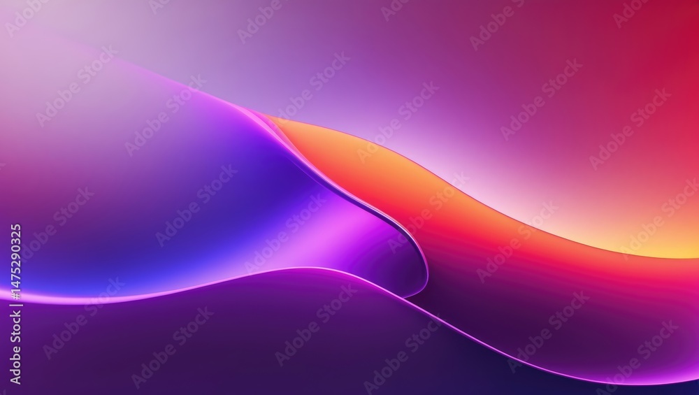 Poster colorful gradient background with soft blur and texture for web pages or digital presentations