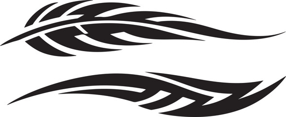 tribal tattoo design silhouette 