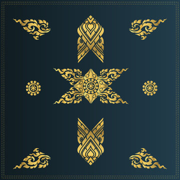 kbach khmer drawing vector khmer vintag