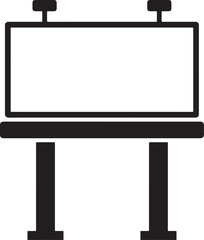 Fototapeta premium blank billboard on white background