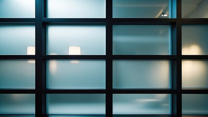 Nighttime Glow from Glass Window