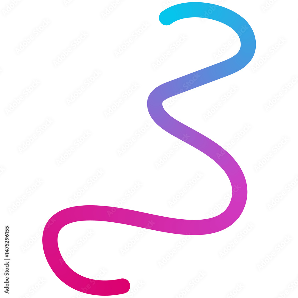 Poster set of vector graphic elements. abstract shapes with smooth wavy lines, bright colors and gradient t