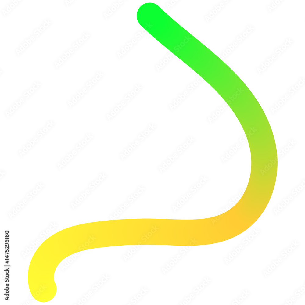 Poster set of vector graphic elements. abstract shapes with smooth wavy lines, bright colors and gradient t