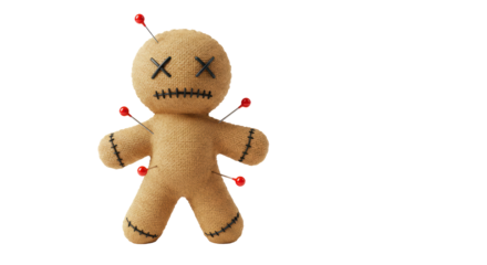 Isolated Voodoo Doll
