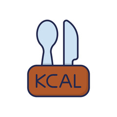 Calories Vector icon
