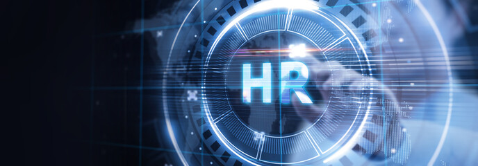Business, Technology, Internet and network concept. Human Resources HR management concept.