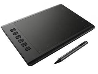 XP-Pen Artist Pro PNG, digital drawing tablet PNG, stylus display monitor PNG, graphic designer tool PNG, transparent background image