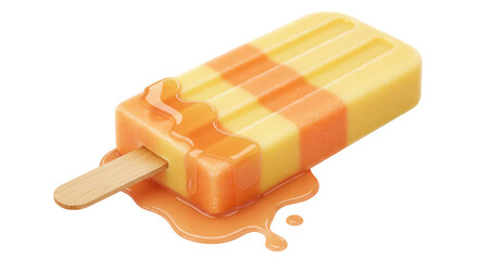 Isolated Melting Popsicle