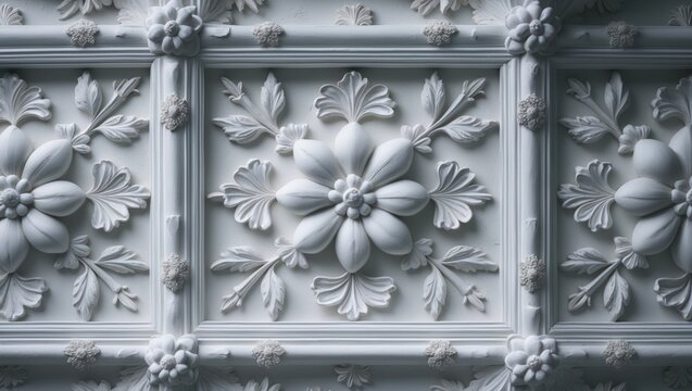 Antique-themed ceiling decor