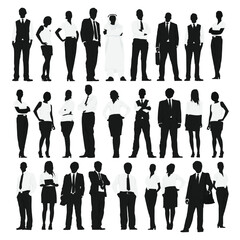 silhouette of humans , silhouette of people