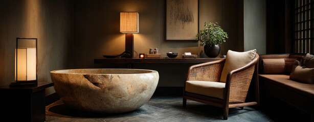 Serene interior design studio