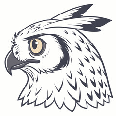 Owl Head Icon Adobe Illustrator Artwork