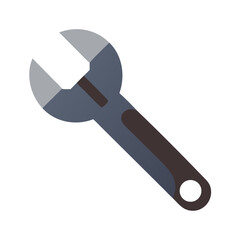 Wrench tool simple illustration for construction and industry needs