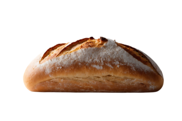 Artisan Crusty Bread Loaf Golden Brown, Homemade Texture