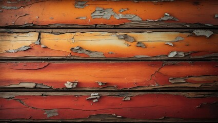 Naklejka premium Updated Vintage Barn Wood Background. Brown Texture for Interior Design. Rustic Fence Wall Board Surface. Classic Timber Blank Billboard or Signboard.