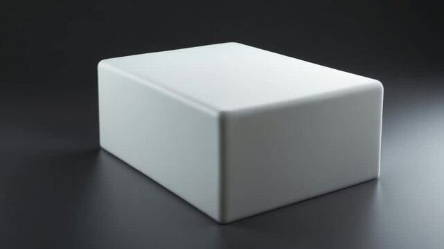 Isolated background with foam block utilized in construction, packaging, filling, or upholstery, copy space