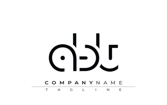 ABT abstract letter design. Modern Business Logo Design With Abstract Typography and Contemporary Style
