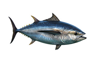 Realistic illustration of a bluefin tuna fish
