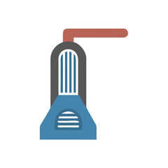 Stylized vintage water pump on White Background illustration graphic