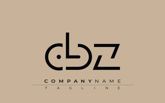 CBZ abstract letter design. Modern Business Logo Design With Abstract Typography and Contemporary Style