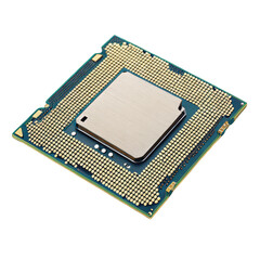 Intel Core i9 png computer processor png CPU chip png high-performance processor png PC component png tech hardware png white background image