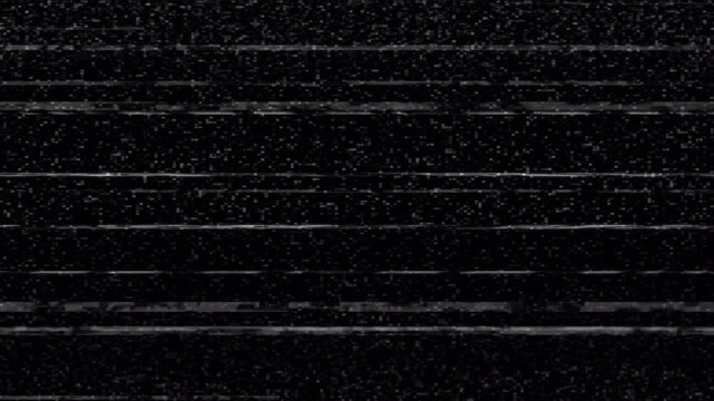 Seamless Glitch VHS for tv analog error effect overlay