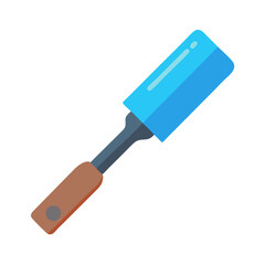 Stylized illustration of spatula tool for cooking and baking
