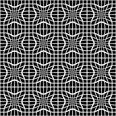 Elegant Black and White Geometric Pattern Seamless Texture Design for Backgrounds