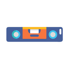 Obraz premium Flat design level tool on a White Background illustration